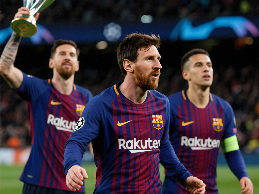 年轻新星绽放光芒,巴萨剑指欧冠桂冠 年轻新星绽放光芒,巴萨剑指欧冠桂冠